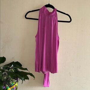 Elegant Pink Sleeveless Top